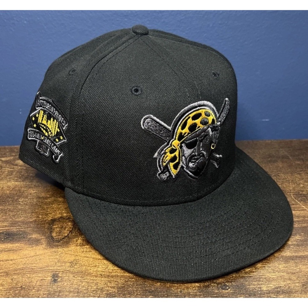 New Era Pittsburgh Pirates 59Fifty Gold Gray 1994 All-Star Game Hat Cap Size 8